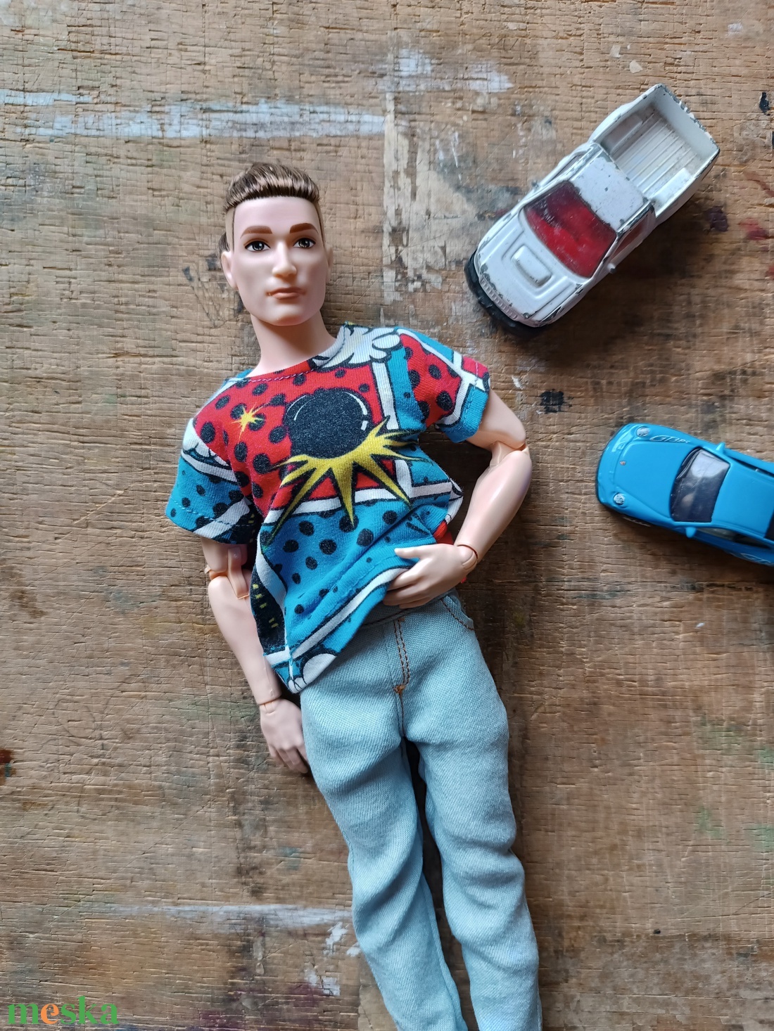 Barbie Ken póló  - játék & sport - baba & babaház - barbie ruhák - Meska.hu