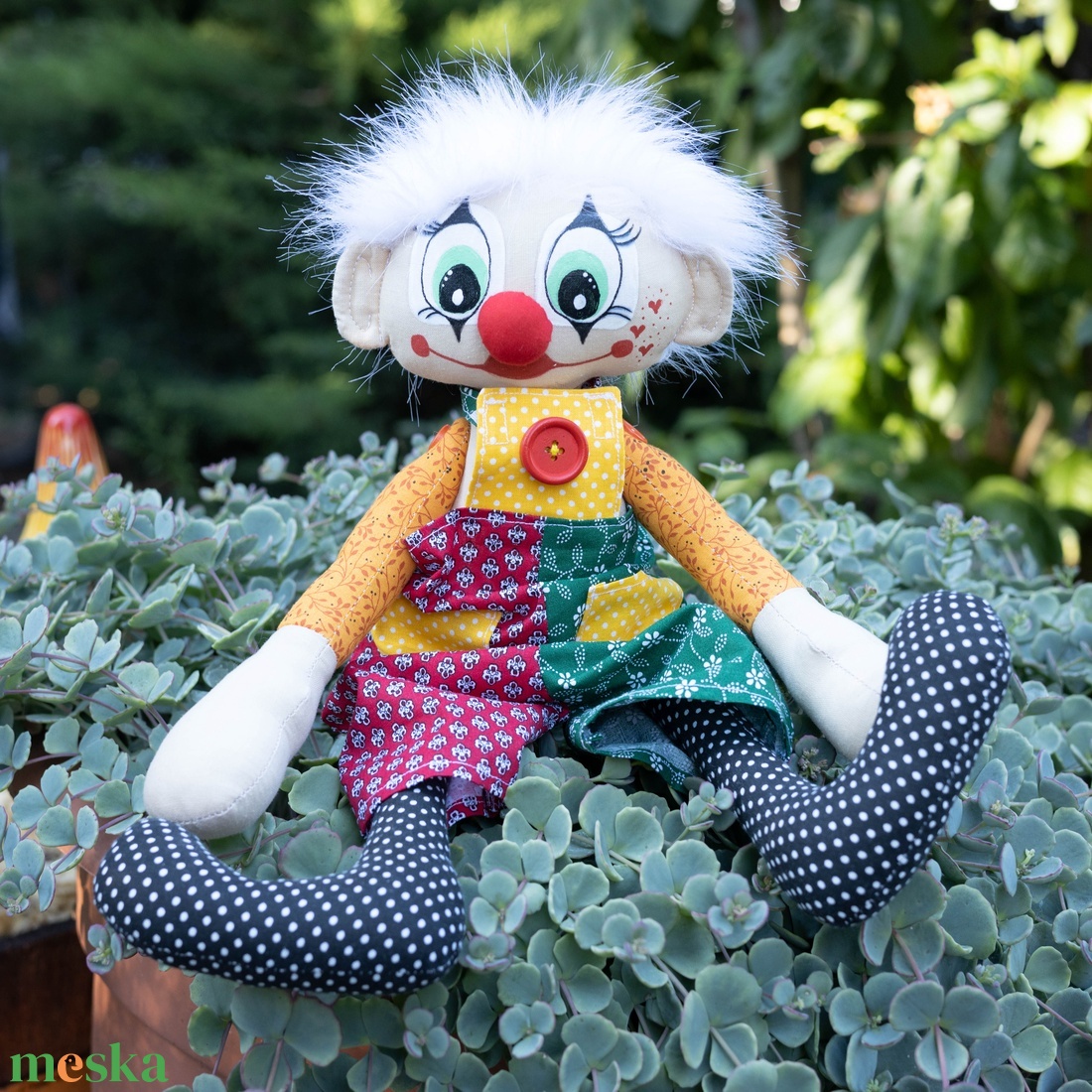 Textil bohóc baba öltöztethető, mozgatható végtagokkal, festett arccal, 40cm - játék & sport - baba & babaház - baba - Meska.hu Textil bohóc baba öltöztethető, mozgatható végtagokkal, festett arccal, 40cm - játék & sport - baba & babaház - baba - Meska.hu