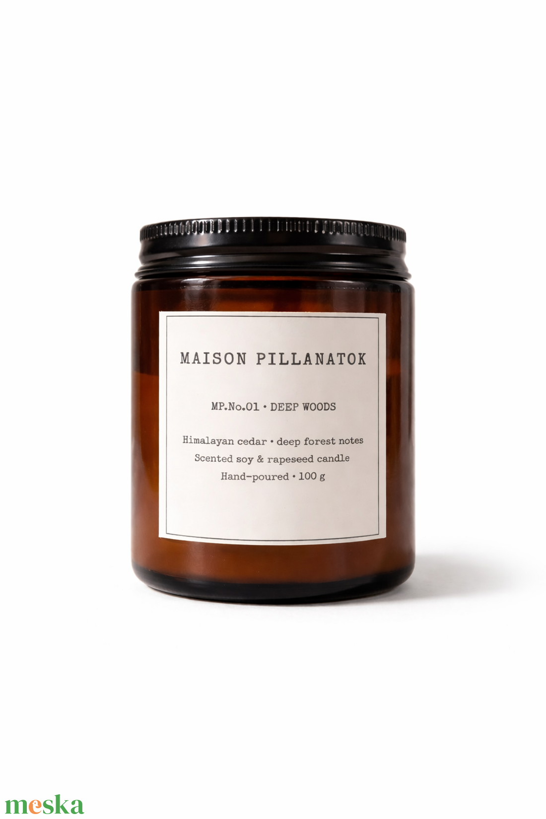 MP.No.01 - DEEP WOODS - otthon & életmód - gyertya, illat, aroma - gyertya - Meska.hu