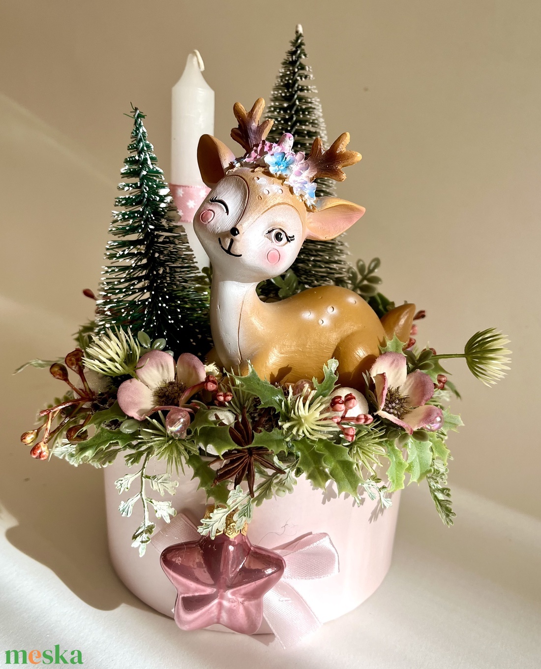 Karácsonyi huncut őzikés asztaldísz - karácsony - adventi díszek - adventi asztaldísz - Meska.hu Karácsonyi huncut őzikés asztaldísz - karácsony - adventi díszek - adventi asztaldísz - Meska.hu