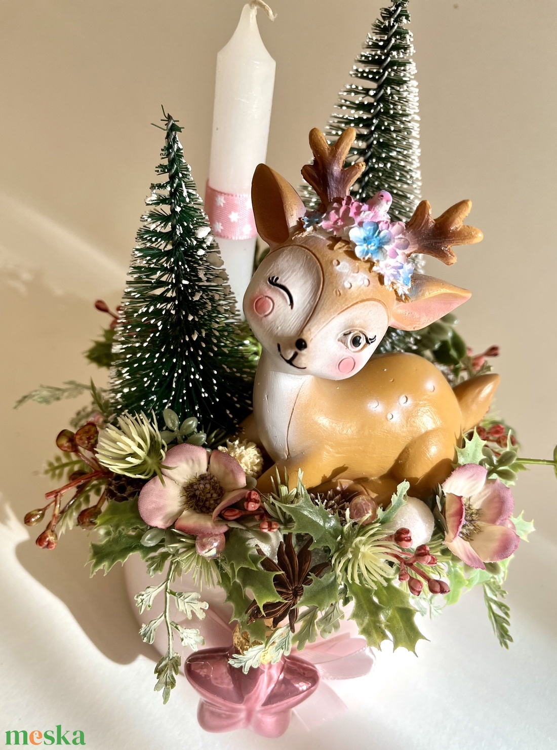 Karácsonyi huncut őzikés asztaldísz - karácsony - adventi díszek - adventi asztaldísz - Meska.hu Karácsonyi huncut őzikés asztaldísz - karácsony - adventi díszek - adventi asztaldísz - Meska.hu
