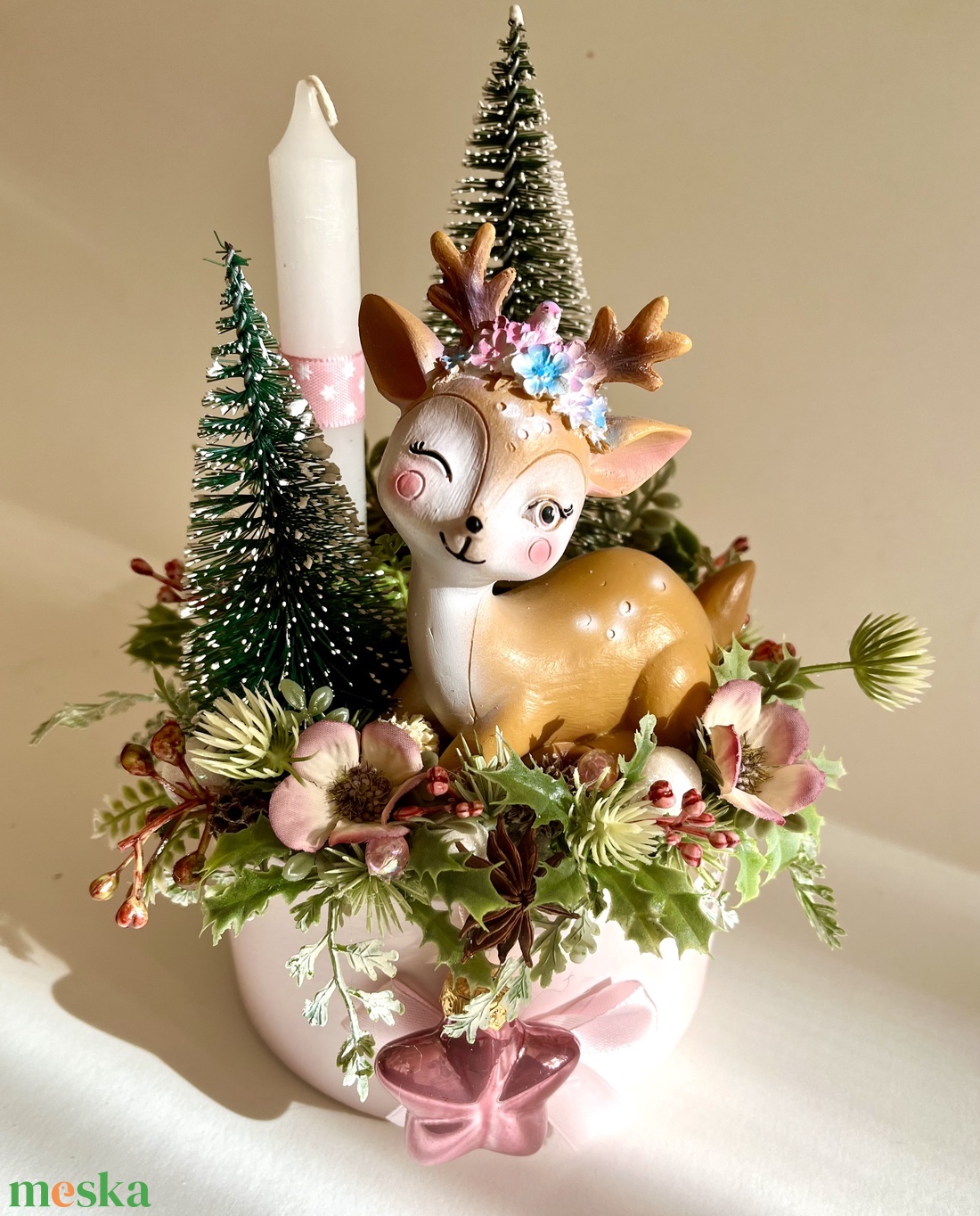 Karácsonyi huncut őzikés asztaldísz - karácsony - adventi díszek - adventi asztaldísz - Meska.hu Karácsonyi huncut őzikés asztaldísz - karácsony - adventi díszek - adventi asztaldísz - Meska.hu