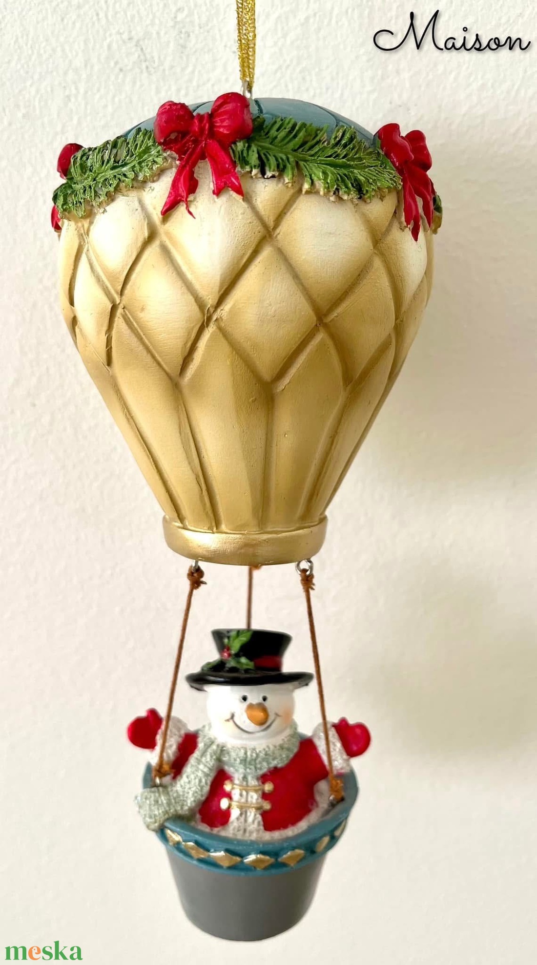 Nagy karácsonyi függő dísz - karácsony - karácsonyi lakásdekoráció - karácsonyi lakásdíszek - Meska.hu