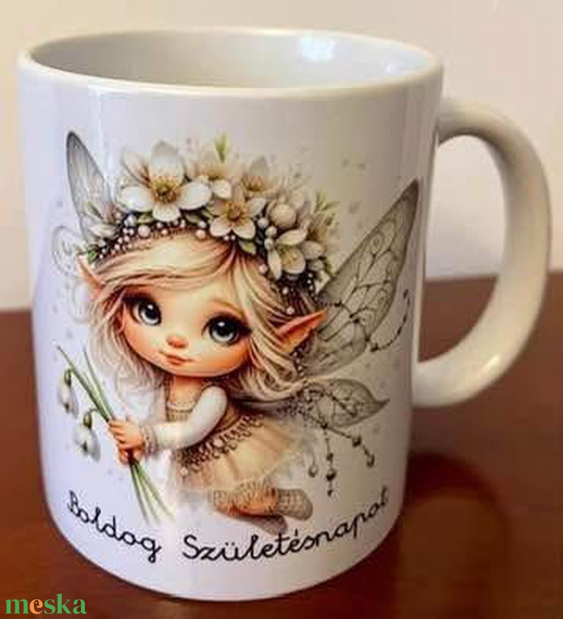 Tündér bögre születésnapra - otthon & életmód - konyhafelszerelés, tálalás - tálalás - bögre & csésze - Meska.hu