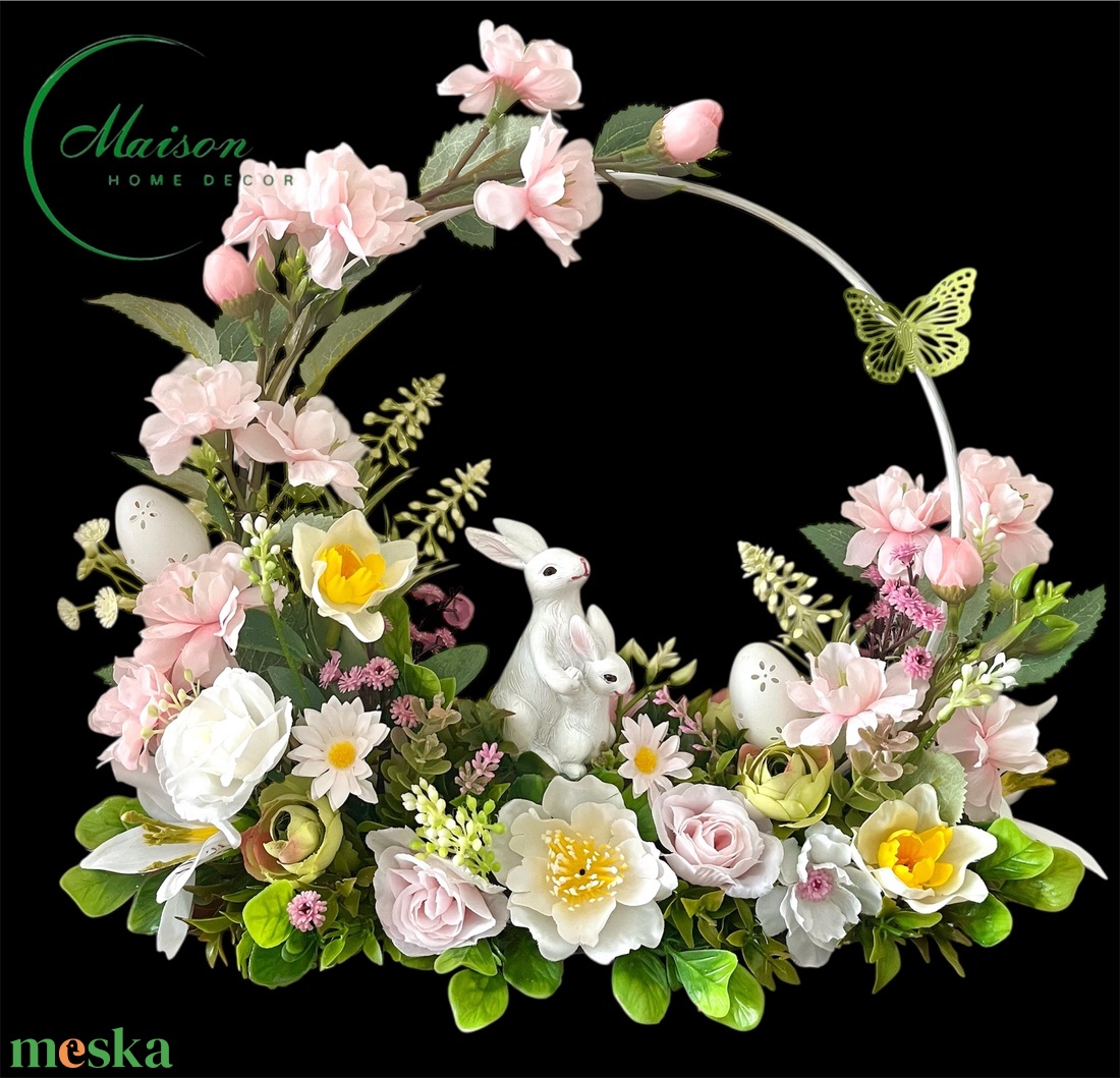 Nyuszi asztaldísz - otthon & életmód - dekoráció - húsvéti asztaldíszek - Meska.hu