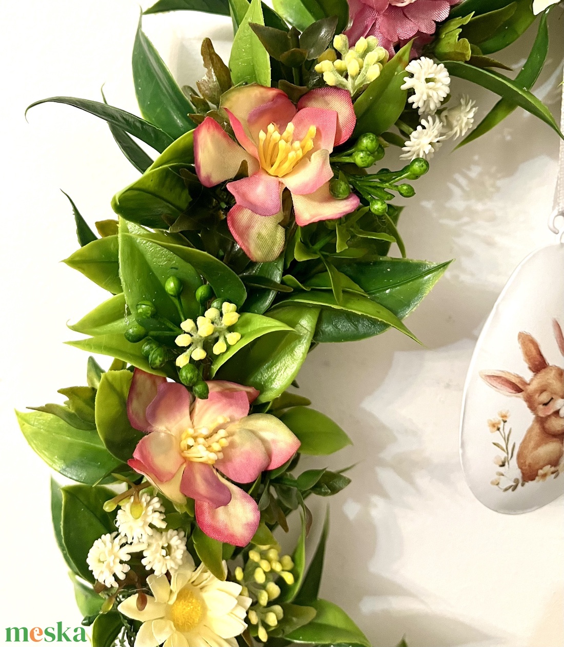 Tojás alakú kopogtató, ajtódísz - otthon & életmód - dekoráció - ajtó- és ablak dekoráció - ajtódísz & kopogtató - Meska.hu