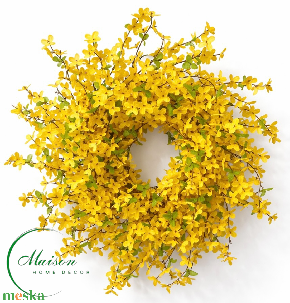 Aranyeső kopogtató, ajtódísz - otthon & életmód - virágdekoráció - virágdíszek - dekor koszorúk, kopogtatók - Meska.hu