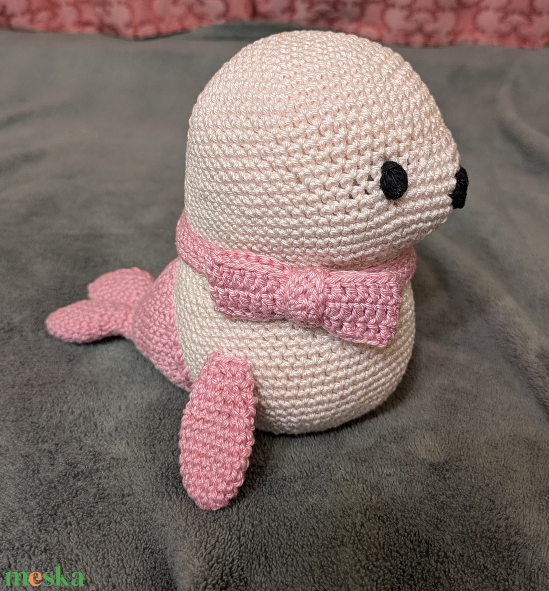 Amigurumi kisfóka - játék & sport - plüssállat & játékfigura - más figura - Meska.hu