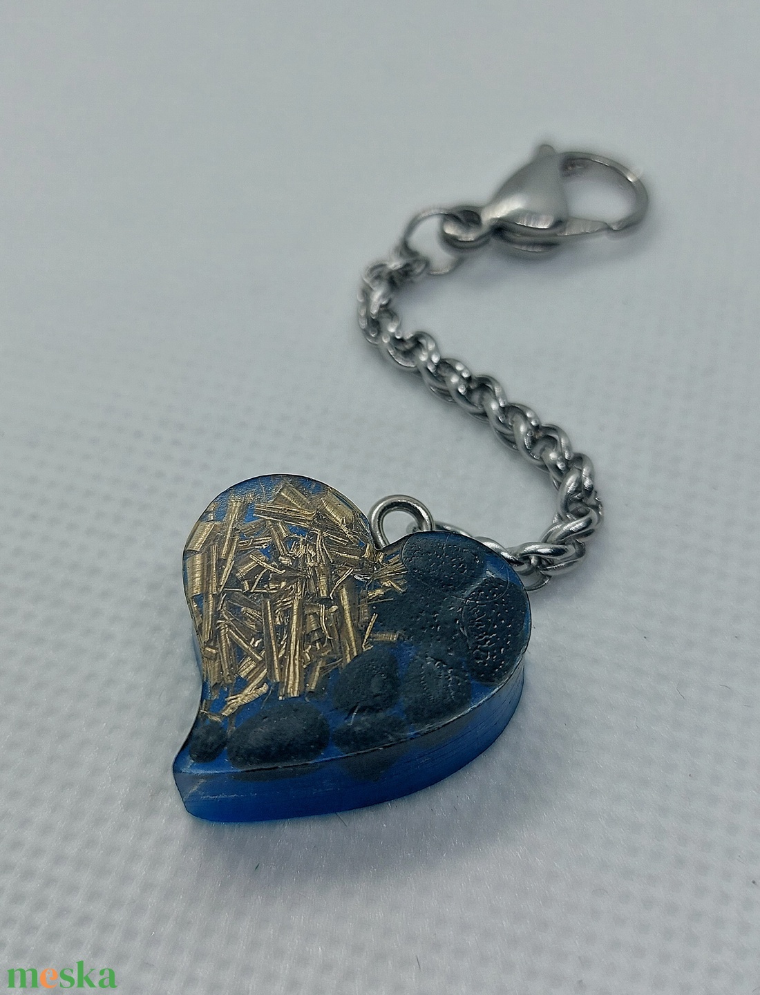 MaJade Szív kulcstartó onix ásvánnyal - táska & tok - kulcstartó & táskadísz - kulcstartó - Meska.hu MaJade Szív kulcstartó onix ásvánnyal - táska & tok - kulcstartó & táskadísz - kulcstartó - Meska.hu