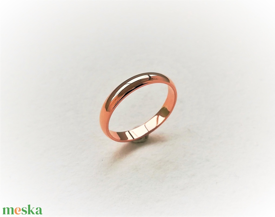 Rosegold, fényes karikagyűrű (14 K) - esküvő - ékszer - karikagyűrű - Meska.hu Rosegold, fényes karikagyűrű (14 K) - esküvő - ékszer - karikagyűrű - Meska.hu