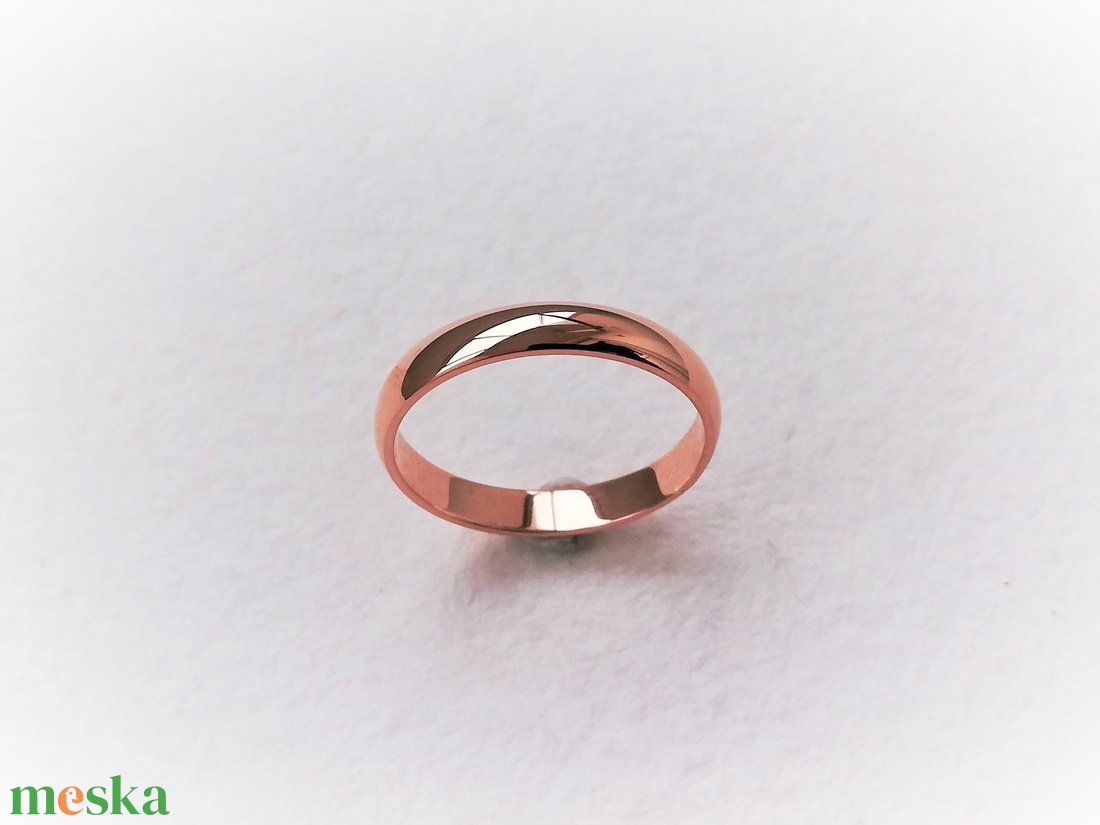 Rosegold, fényes karikagyűrű (14 K) - esküvő - ékszer - karikagyűrű - Meska.hu Rosegold, fényes karikagyűrű (14 K) - esküvő - ékszer - karikagyűrű - Meska.hu