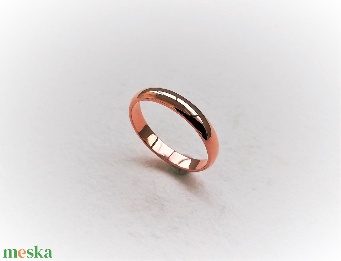 Rosegold, fényes karikagyűrű (14 K) - esküvő - ékszer - karikagyűrű - Meska.hu Rosegold, fényes karikagyűrű (14 K) - esküvő - ékszer - karikagyűrű - Meska.hu