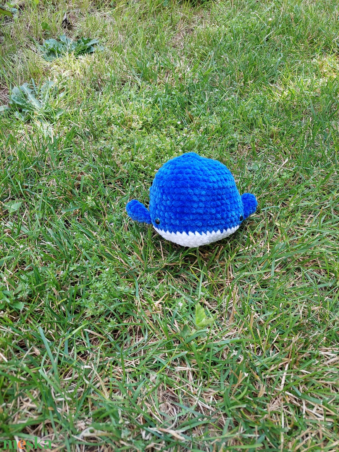 Horgolt bálna - játék & sport - plüssállat & játékfigura - más figura - Meska.hu