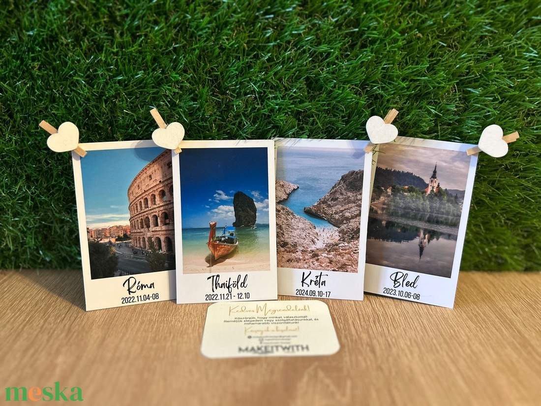 Utazások Mágnesen egyedi felirattal (6,5x10cm) - otthon & életmód - konyhafelszerelés, tálalás - konyhai dekoráció - hűtőmágnes - Meska.hu