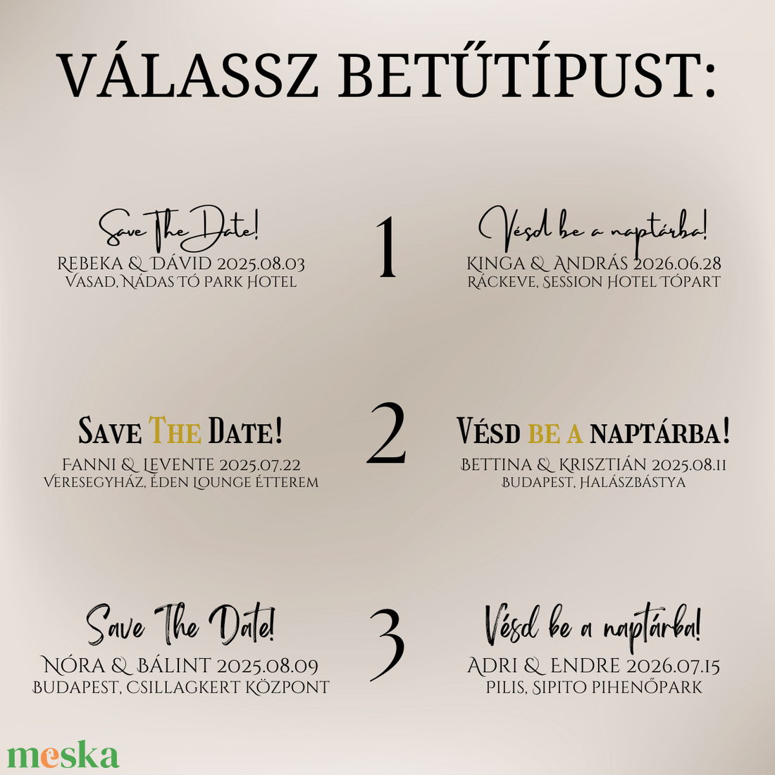 SAVE THE DATE hűtőmágnes - esküvő - meghívó & kártya - meghívó - Meska.hu