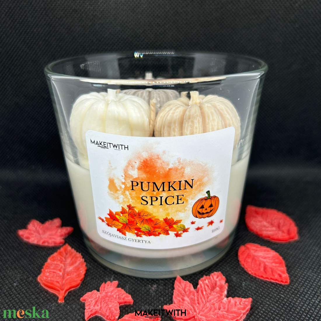 Pumpkin Spice -poharas gyertya - otthon & életmód - gyertya, illat, aroma - gyertya - Meska.hu Pumpkin Spice -poharas gyertya - otthon & életmód - gyertya, illat, aroma - gyertya - Meska.hu