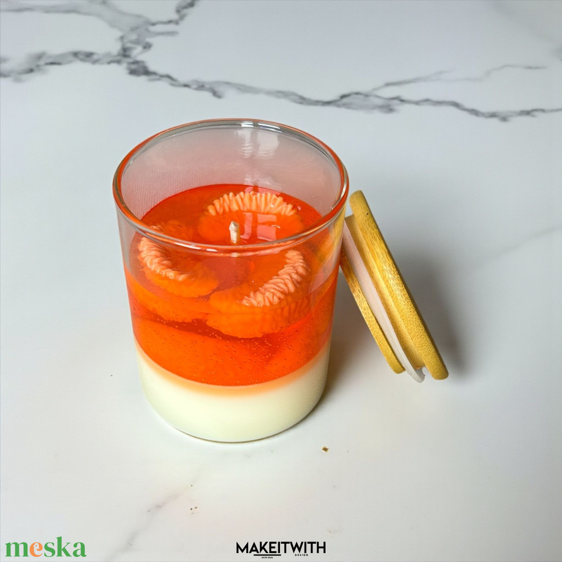 Mandarinvarázs - otthon & életmód - gyertya, illat, aroma - gyertya - Meska.hu