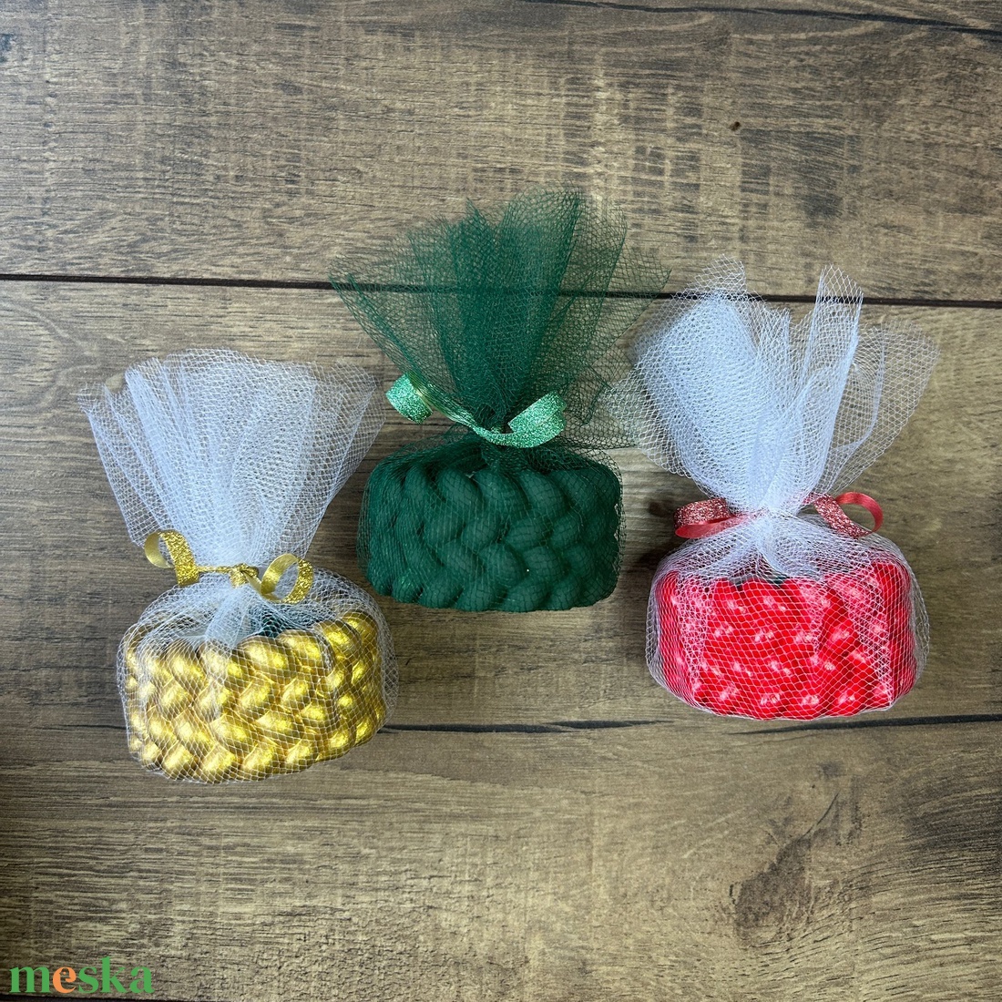 Karácsonyi Harmónia  3 darabos kerámia illatgyertya készlet - karácsony - karácsonyi lakásdekoráció - karácsonyi illatgyertya, mécses - Meska.hu