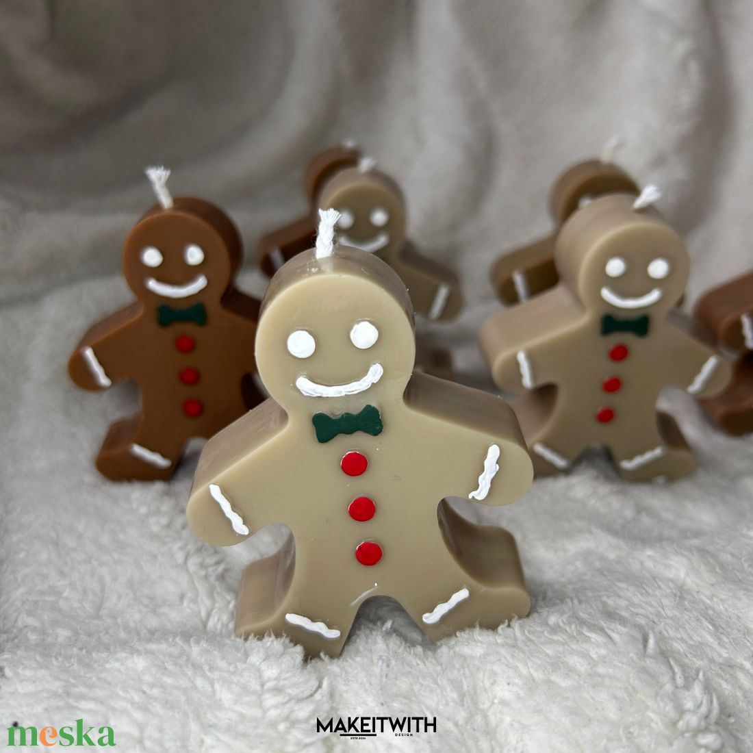 Mézeskalács illatgyertya - karácsony - karácsonyi lakásdekoráció - karácsonyi illatgyertya, mécses - Meska.hu