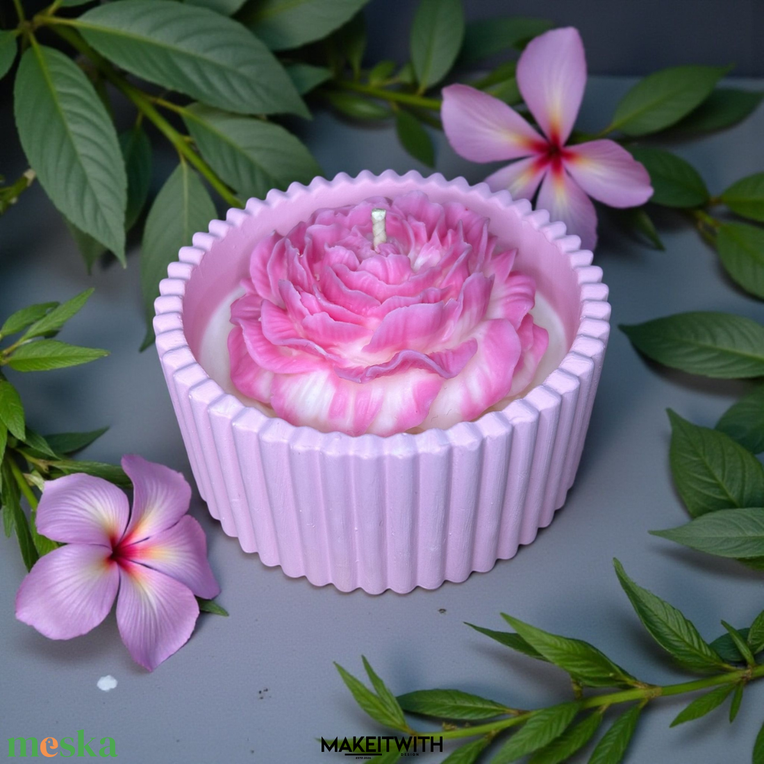 Magnólia Ölelés � Kerámia Gyertya - otthon & életmód - gyertya, illat, aroma - gyertya - Meska.hu