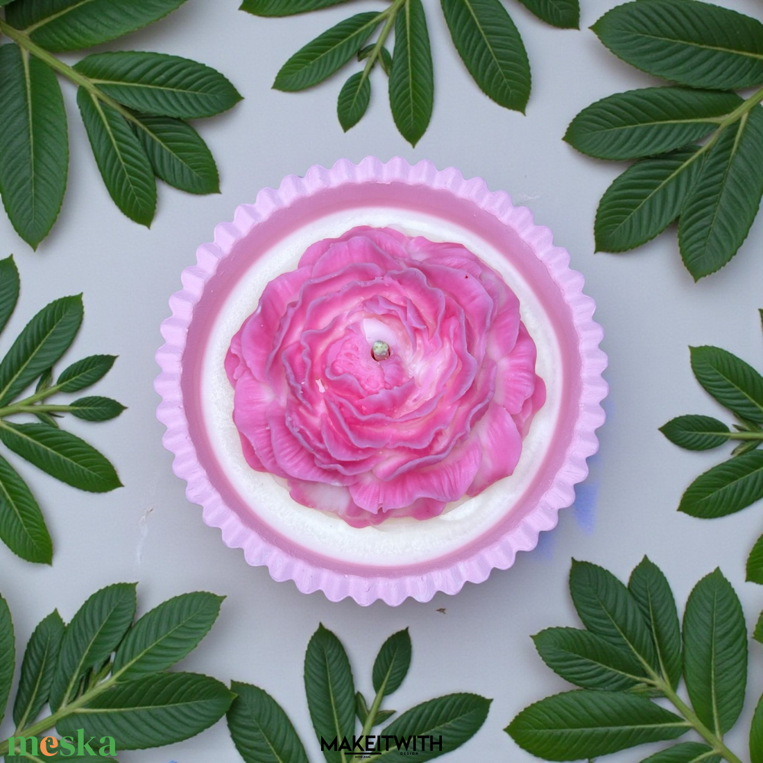 Magnólia Ölelés � Kerámia Gyertya - otthon & életmód - gyertya, illat, aroma - gyertya - Meska.hu