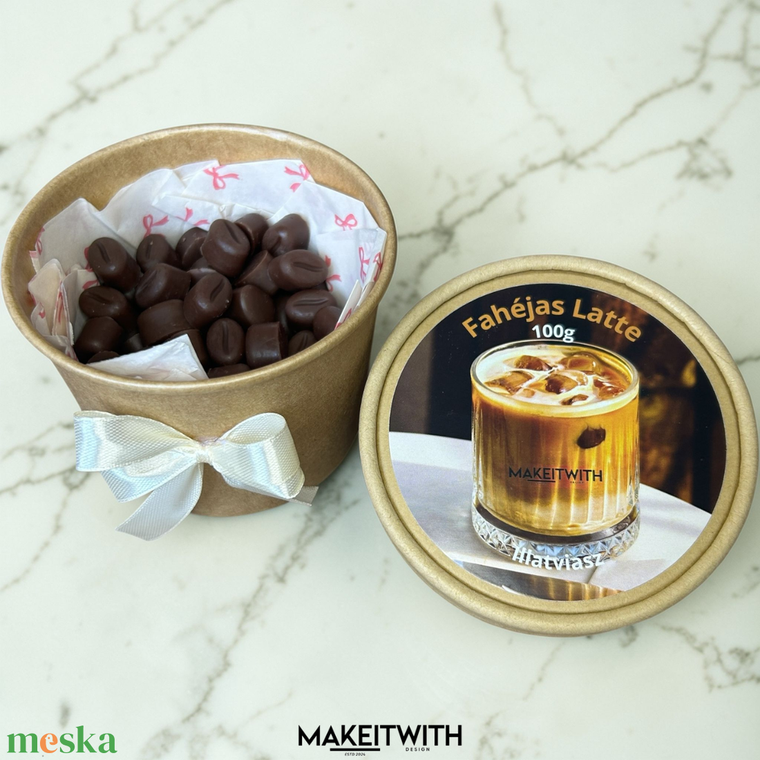 Fahéjas latte illatviasz � 100 g / 30 g - otthon & életmód - gyertya, illat, aroma - illatviasz - Meska.hu