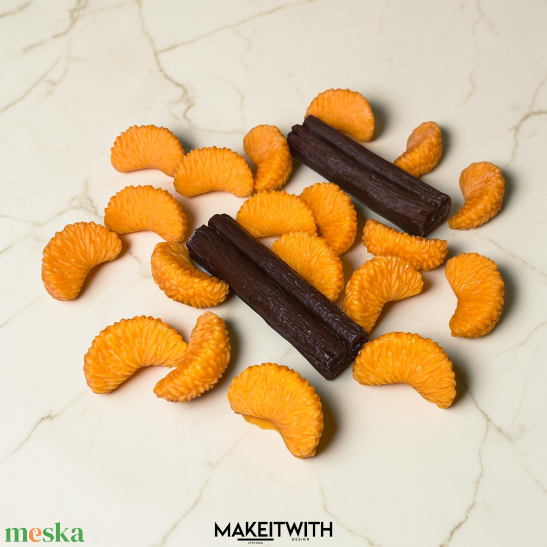 Narancsos-fahéjas illatviasz � 100 g / 30 g - otthon & életmód - gyertya, illat, aroma - illatviasz - Meska.hu