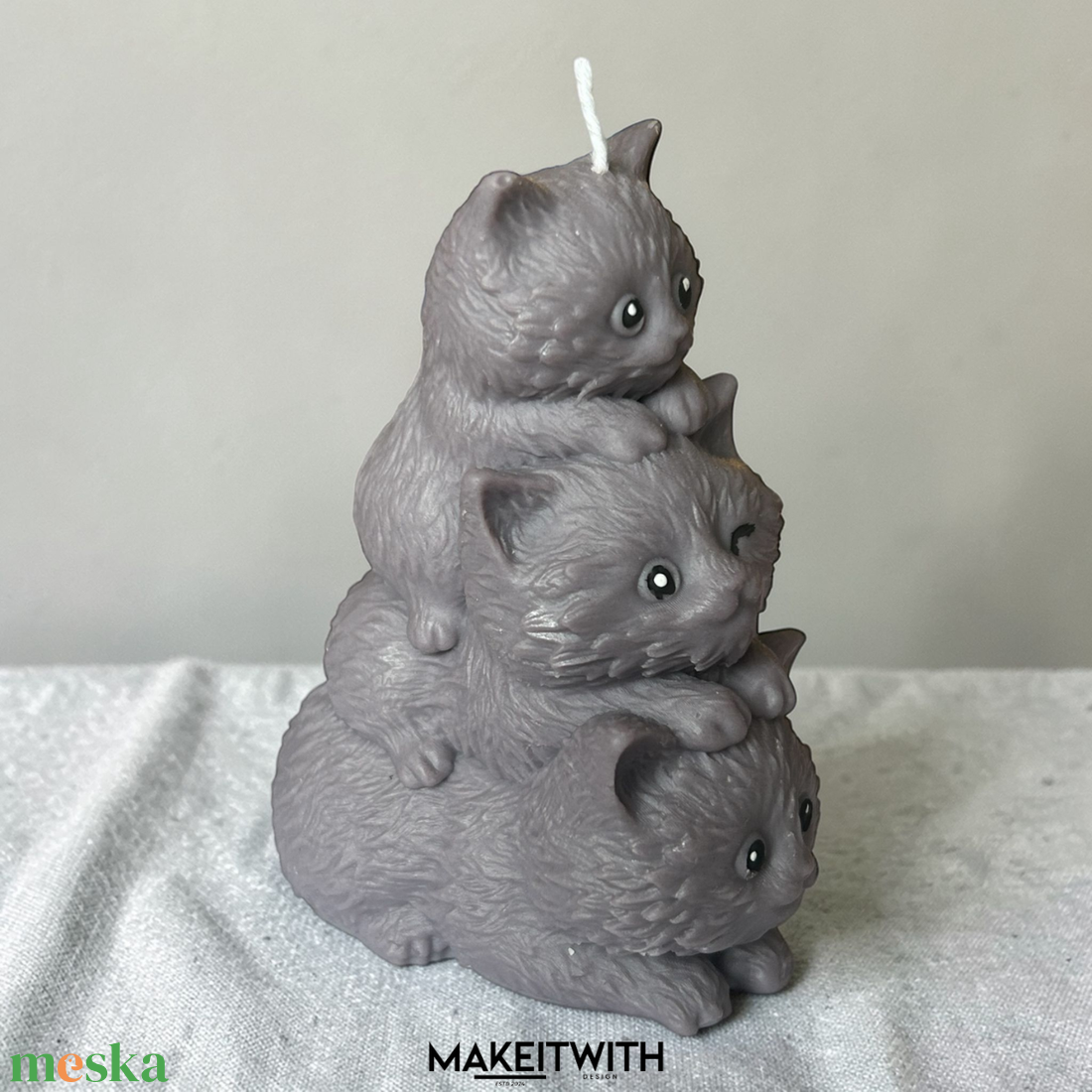 CicaHarmónia Illatgyertya - otthon & életmód - gyertya, illat, aroma - gyertya - Meska.hu