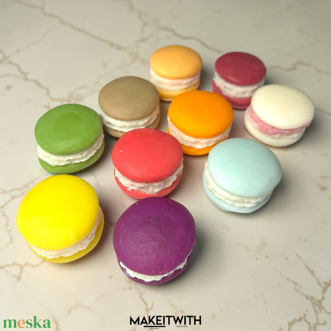 Macaron illatviasz (10db) - otthon & életmód - gyertya, illat, aroma - illatviasz - Meska.hu