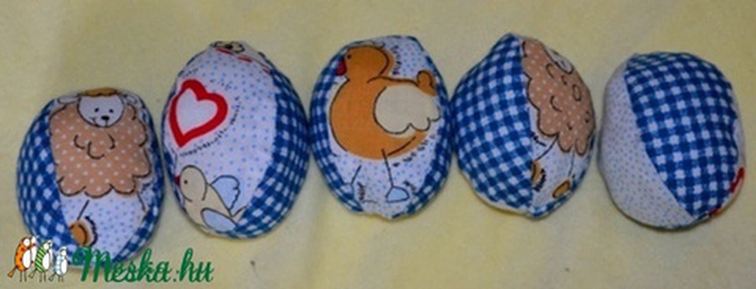 Textil húsvéti tojások -  - Meska.hu