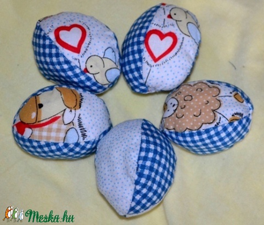 Textil húsvéti tojások -  - Meska.hu