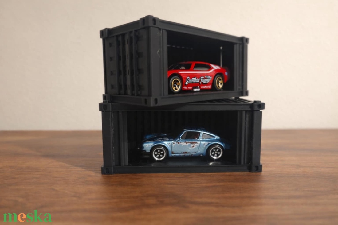 Hotwheels 1:64 tartó konténer - játék & sport - kisautók, járművek - játékautó - Meska.hu