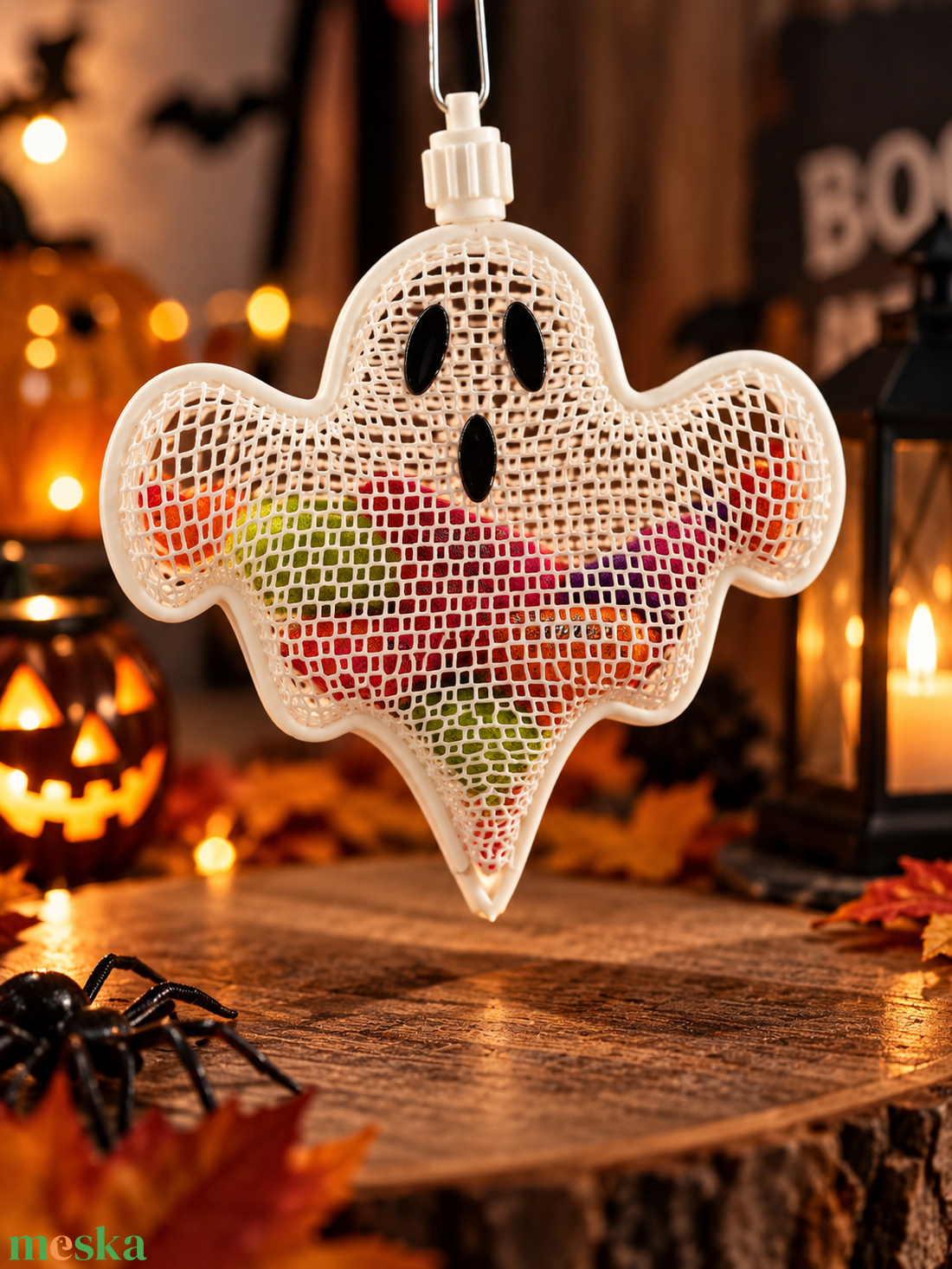 Halloween szellem cukorkatartó � 3D nyomtatott dekoráció - otthon & életmód - dekoráció - halloween - halloweeni figurák - Meska.hu