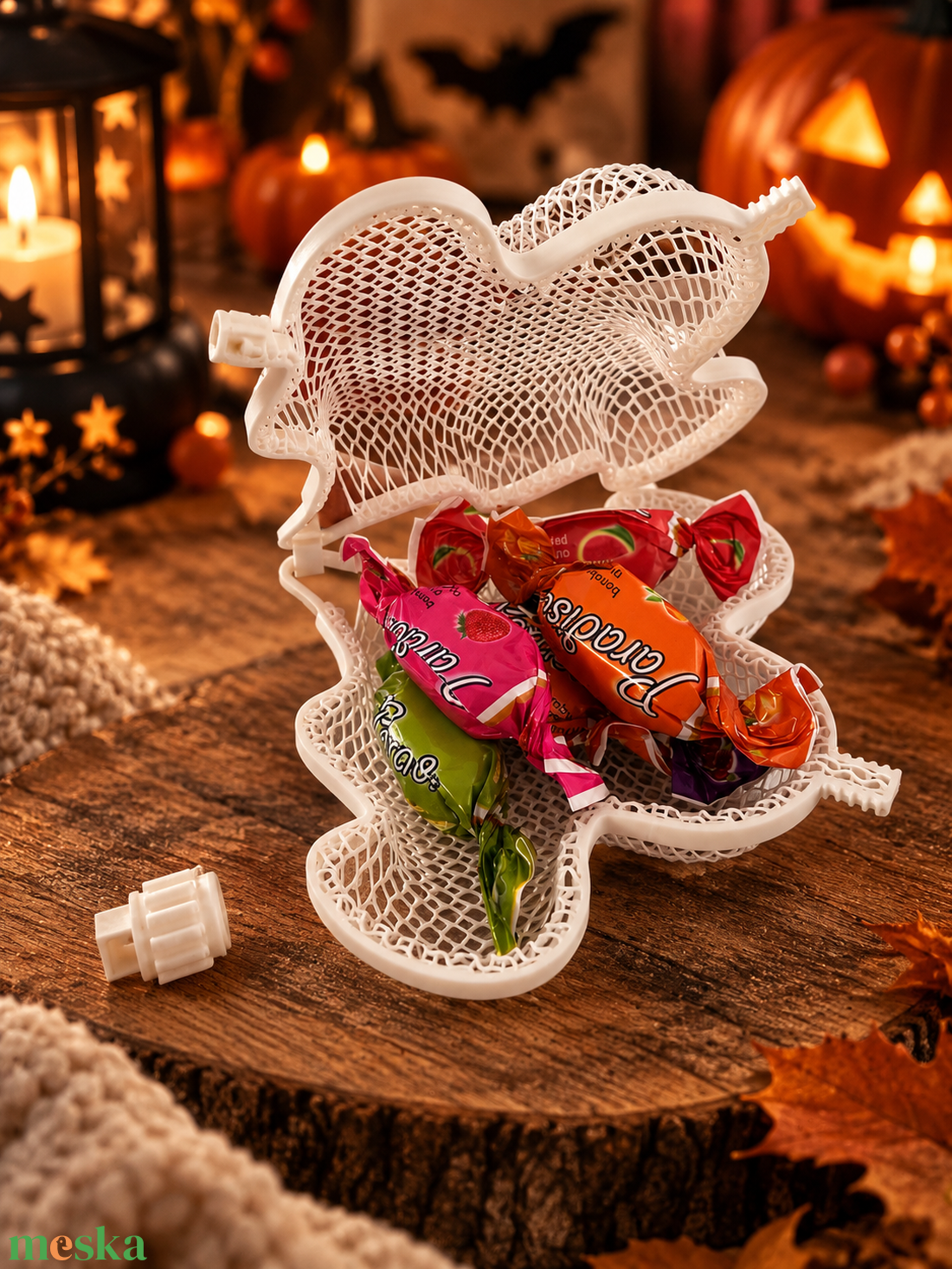 Halloween szellem cukorkatartó � 3D nyomtatott dekoráció - otthon & életmód - dekoráció - halloween - halloweeni figurák - Meska.hu