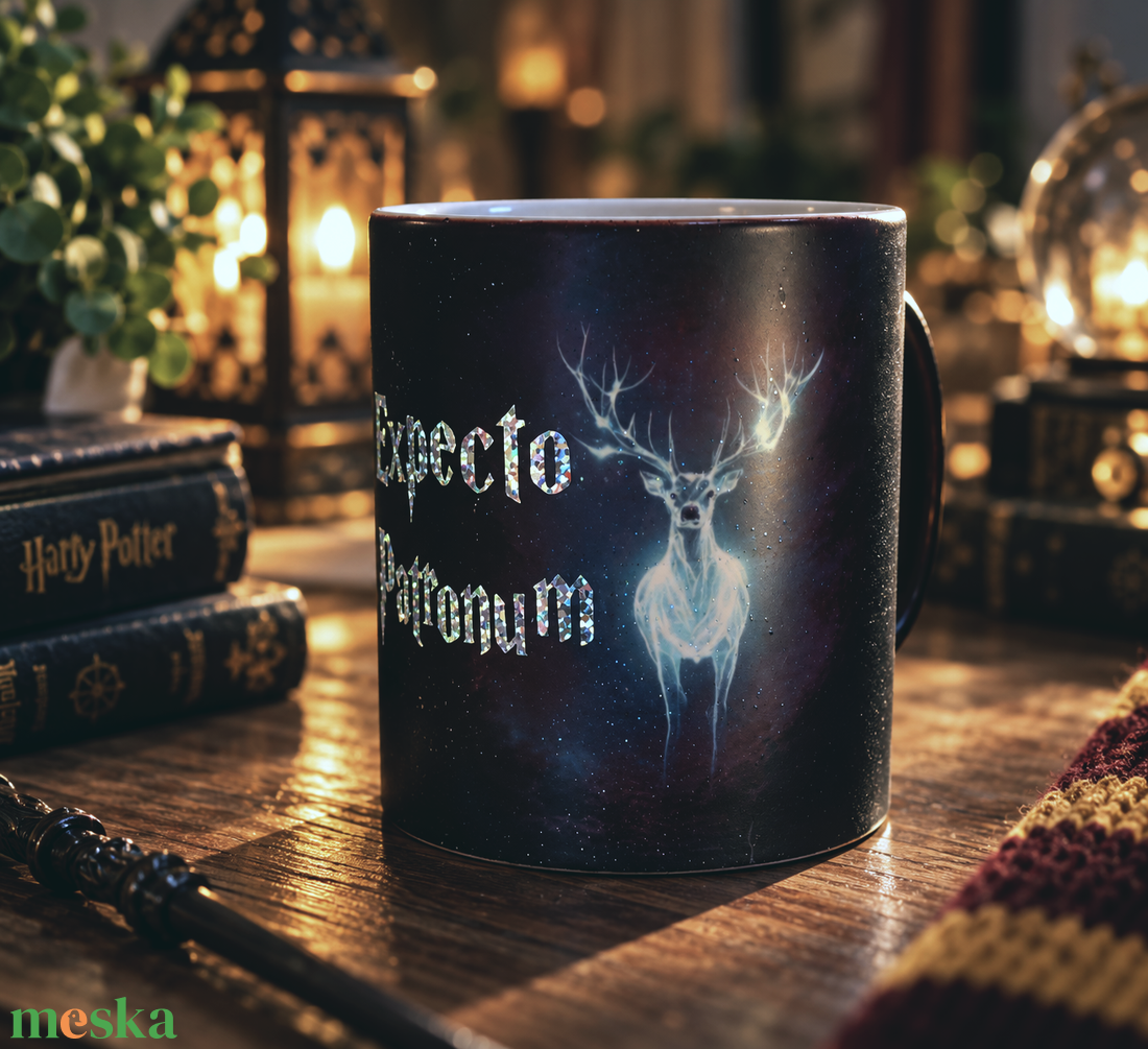  Harry Potter hőre változó varázsbögre � Expecto Patronum �� - otthon & életmód - konyhafelszerelés, tálalás - tálalás - bögre & csésze - Meska.hu