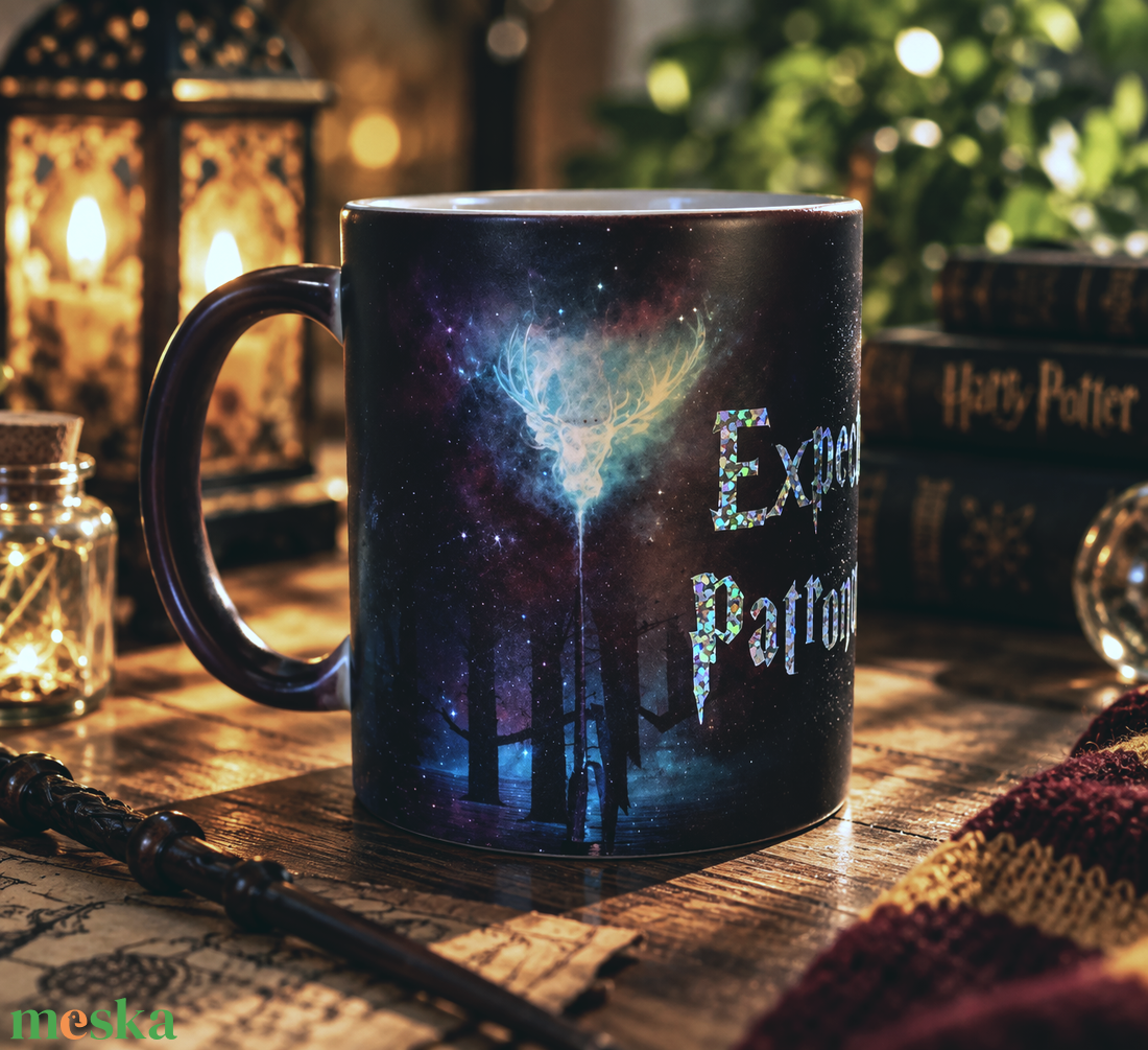  Harry Potter hőre változó varázsbögre � Expecto Patronum �� - otthon & életmód - konyhafelszerelés, tálalás - tálalás - bögre & csésze - Meska.hu