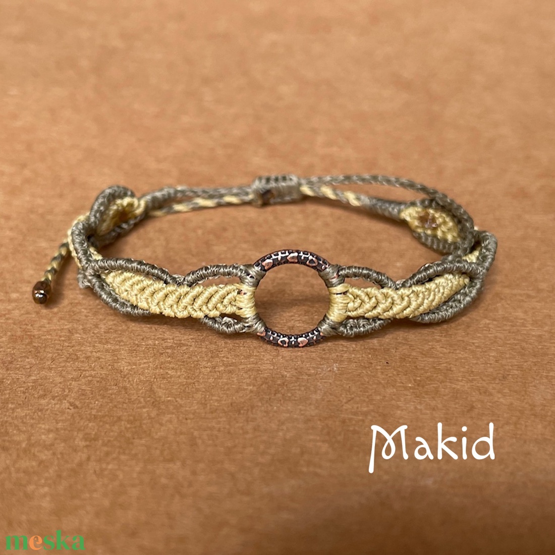 Dupla fonatos karkötő - ékszer - karkötő - karkötő medállal - Meska.hu