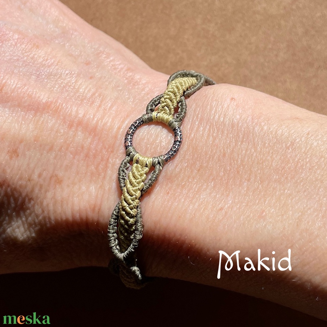 Dupla fonatos karkötő - ékszer - karkötő - karkötő medállal - Meska.hu