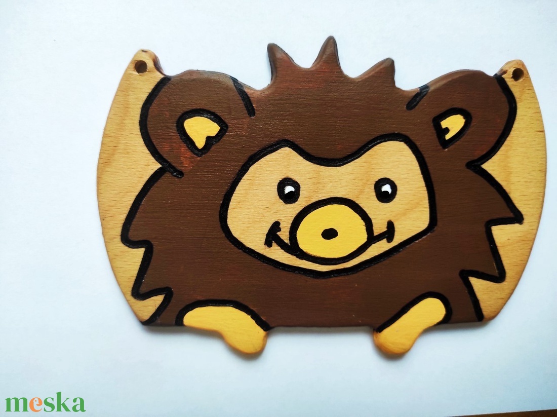 Kétoldalú ajtótábla gyerekszobába - sünis - otthon & életmód - dekoráció - ajtó- és ablak dekoráció - ajtótábla - Meska.hu