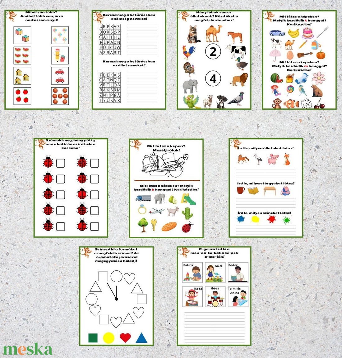 1. osztályos foglalkoztató füzet - művészet - grafika & illusztráció - digitális - Meska.hu 1. osztályos foglalkoztató füzet - művészet - grafika & illusztráció - digitális - Meska.hu