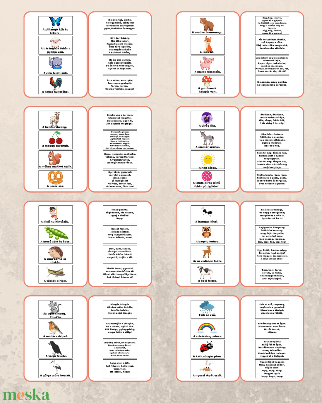 Kicsiknek mondatkártyák - művészet - grafika & illusztráció - digitális - Meska.hu Kicsiknek mondatkártyák - művészet - grafika & illusztráció - digitális - Meska.hu
