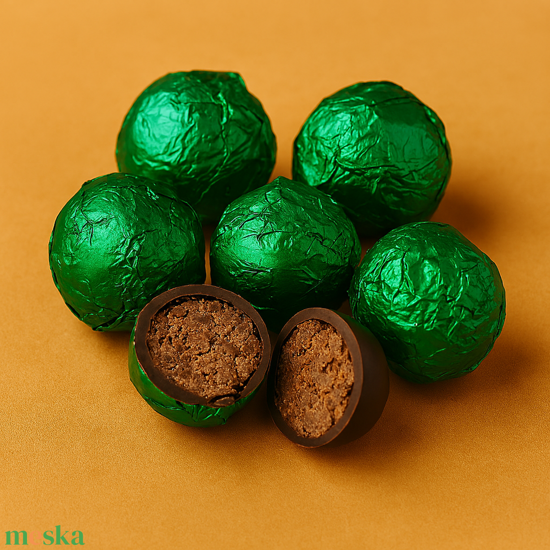 Alföldi betyár bonbon válogatás (6 szemes) - élelmiszer - édesség - kézműves csokoládé - Meska.hu