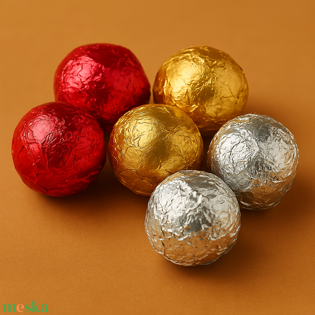 Múzsa csókja bonbon válogatás (6 szemes) - élelmiszer - édesség - kézműves csokoládé - Meska.hu