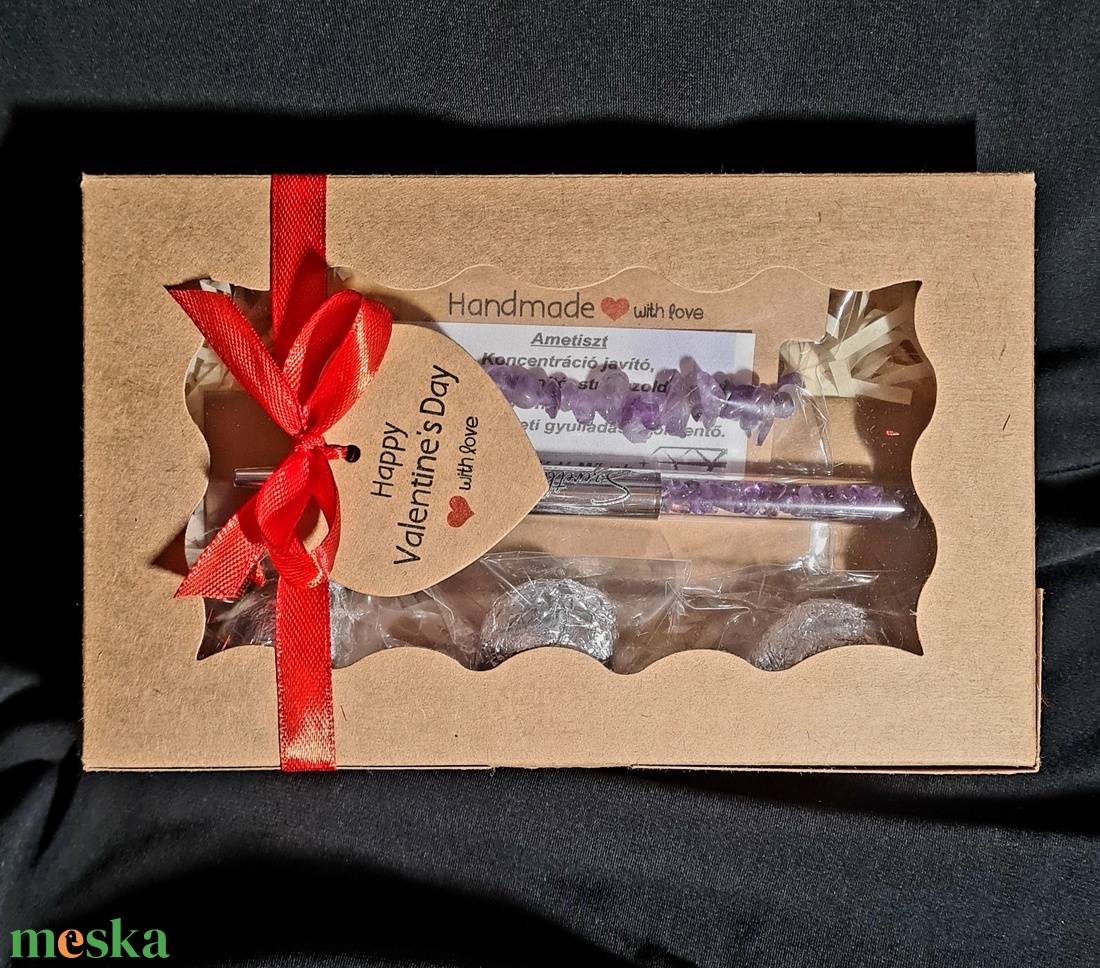 Valentin-napi boldogságbox - élelmiszer - édesség - kézműves csokoládé - Meska.hu