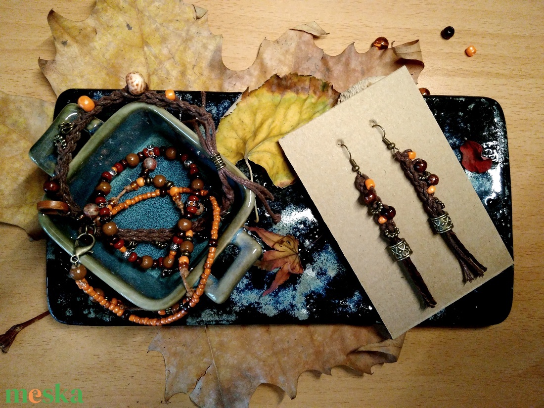 Olangi Warrior fülbevaló  - ékszer - fülbevaló - lógó fülbevaló - Meska.hu