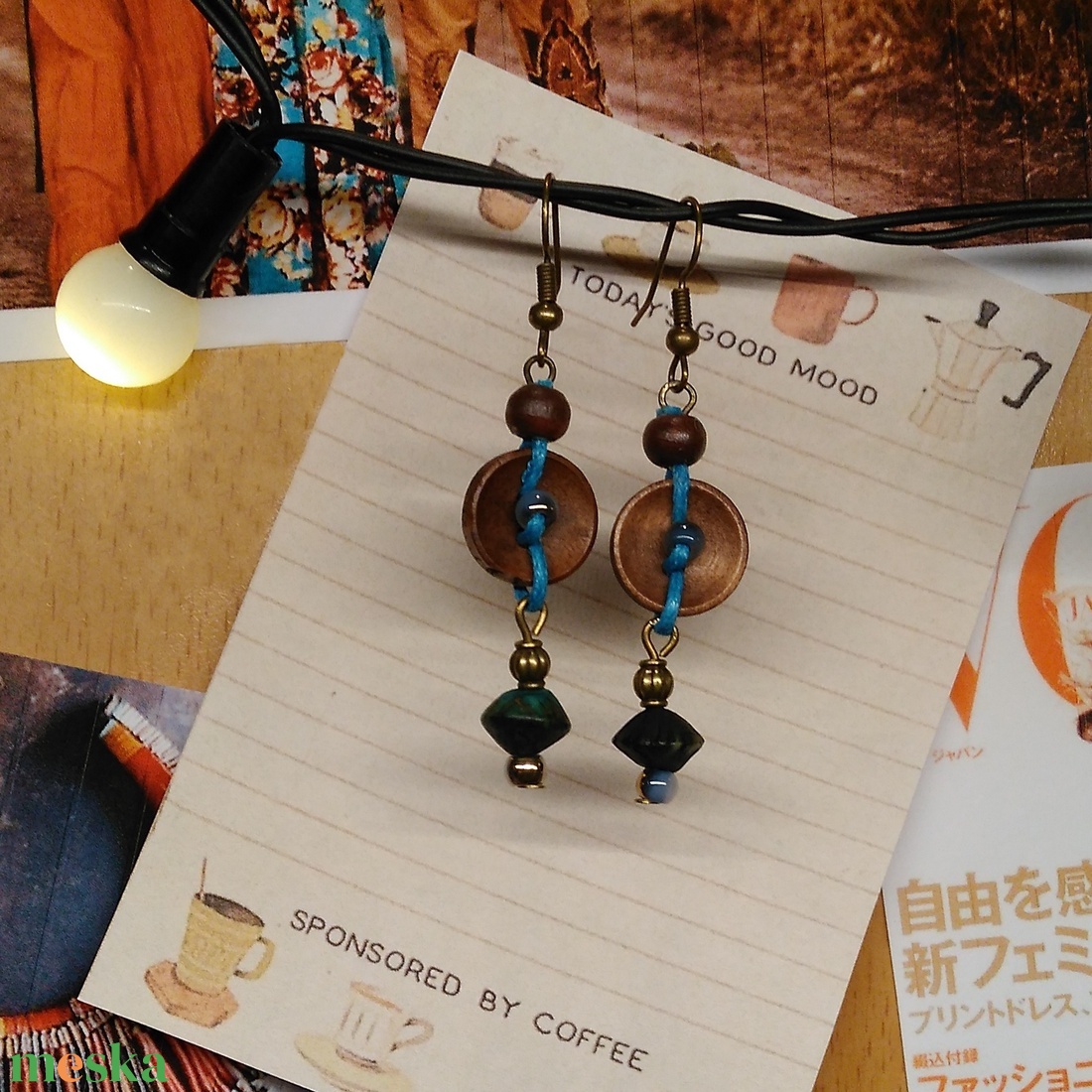 Metkayina Simplicity fülbevaló  - ékszer - fülbevaló - lógó fülbevaló - Meska.hu