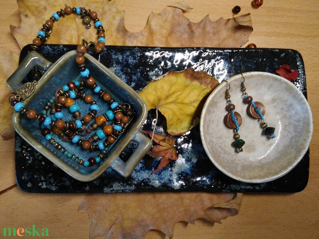 Metkayina Simplicity fülbevaló  - ékszer - fülbevaló - lógó fülbevaló - Meska.hu