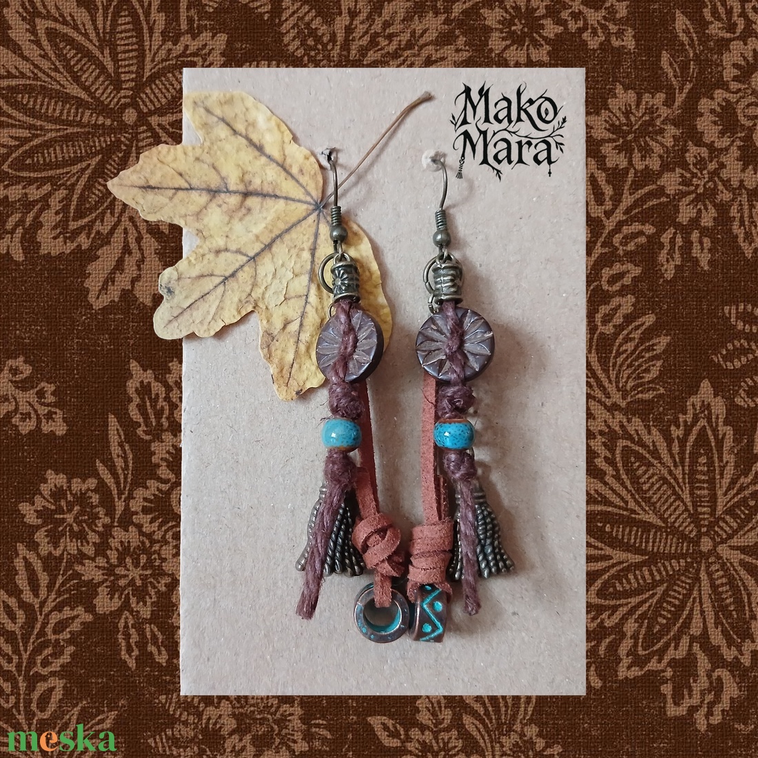 Dothraki warrior fülbevaló - ékszer - fülbevaló - lógó fülbevaló - Meska.hu