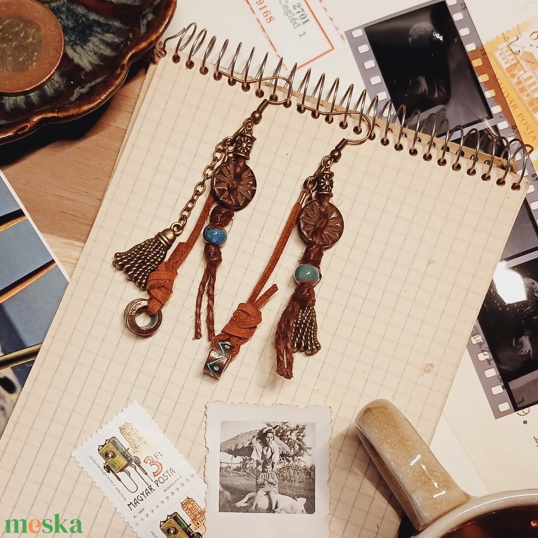 Dothraki warrior fülbevaló - ékszer - fülbevaló - lógó fülbevaló - Meska.hu