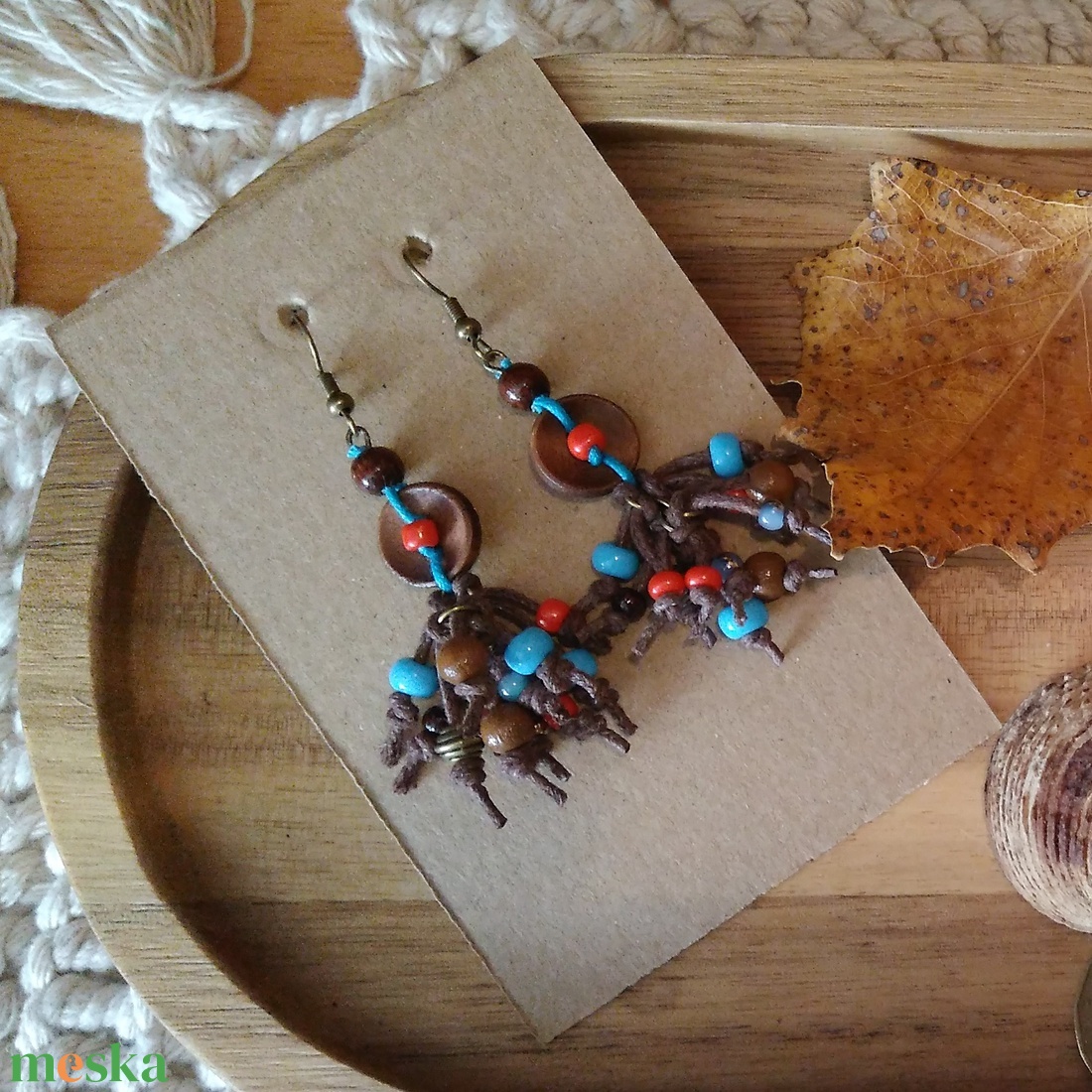 Mangkwan Wrath fülbevaló  - ékszer - fülbevaló - lógó fülbevaló - Meska.hu